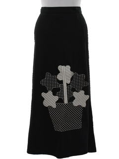 1980's Womens Mod Hippie Skirt
