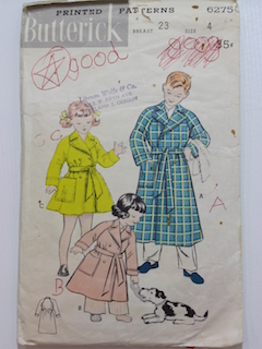 1960's Unisex/Childs Pattern