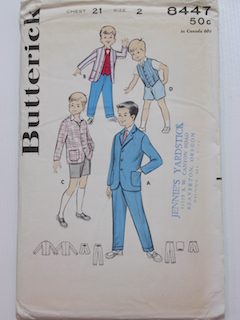 1960's Mens/Childs Pattern