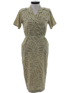 1980's Womens Totally 80s Wiggle Dress