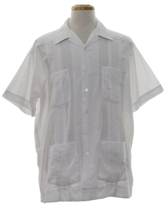 1980's Mens Guayabera Shirt