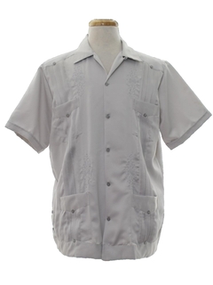 1980's Mens Guayabera Shirt