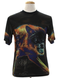 1990's Mens or Boys Animal Print T-Shirt