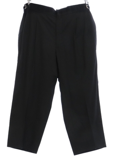 1980's Mens Pierre Cardin Black Tuxedo Pants