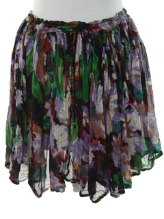 1990's Womens Wicked 90s Mini Broomstick Skirt