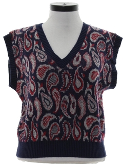 1980's Womens Sweater Vest
