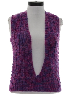 1970's Womens or Girls Hippie Sweater Vest