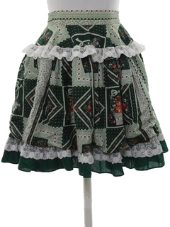 1980's Womens Square Dance Skirt