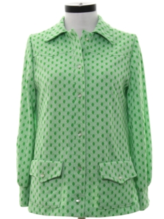 1970's Womens Leisure Shirt Jacket