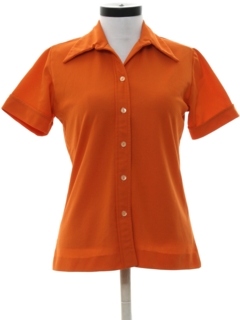 Womens 1970's Short Sleeve shirts at RustyZipper.Com Vintage Clothing ...