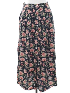 1980's Womens Totally 80s Skirt