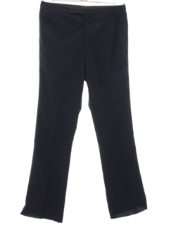 1980's Mens Midnight Blue Tuxedo Pants