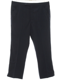 1980's Mens Midnight Blue Tuxedo Pants