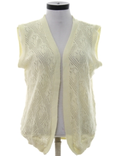 1980's Womens Sweater Vest