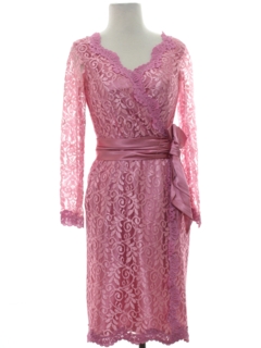 1980's Womens Totally 80s Cocktail Dress