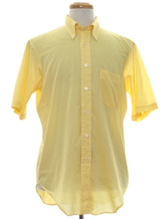 1970's Mens Mod Preppy Shirt