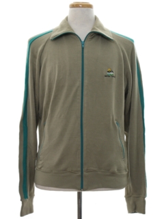 1980's Mens Izod Santa Teresa Logo Track Jacket