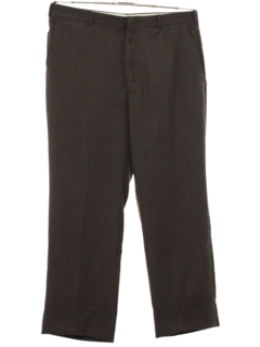 1980's Mens Flat Front Slacks Pants