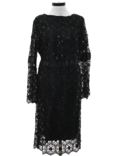 1980's Womens Totally 80s Cocktail Dress