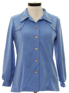 1970's Womens Western Style Leisure Shirt
