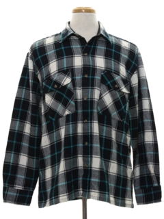 1980's Mens Flannel Shirt