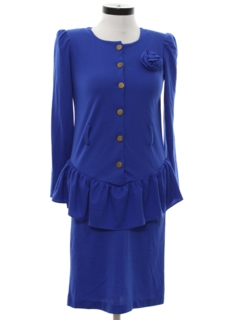 1980's Womens Totally 80s Dress