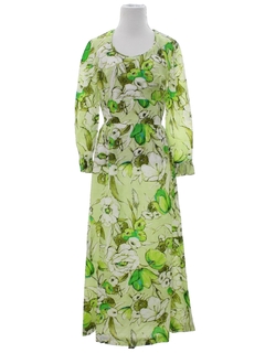 1960's Womens Maxi Dress