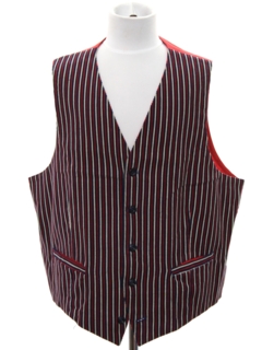 1960's Mens Mod Suit Vest