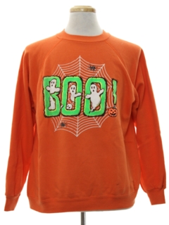 1980's Unisex Cheesy Halloween Sweatshirt