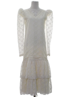 Vintage 1980's Wedding Dresses at RustyZipper.Com Vintage Clothing