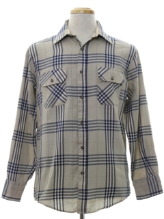 1980's Mens Plaid Shirt