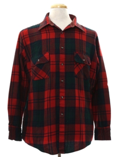 1980's Mens Flannel Shirt