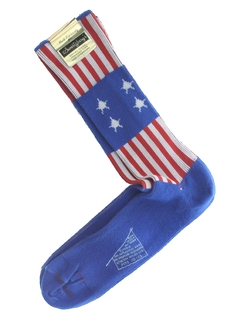 1970's Mens Accessories - Stars and Stripes Socks