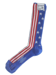 1970's Mens Accessories - Stars and Stripes Socks