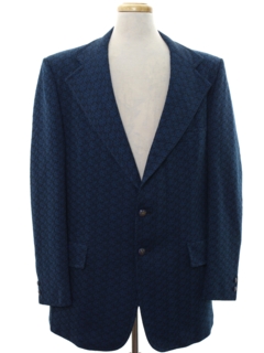 1970's Mens Disco Blazer Style Sport Coat Jacket