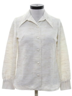 1970's Womens Knit Leisure Style Shirt