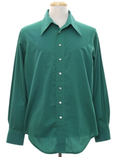 1970's Mens Western Shirt