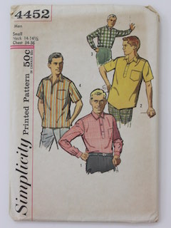 1960's Mens Pattern