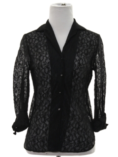 1960's Womens Lace Shirt