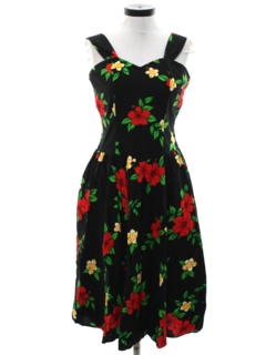 Womens Vintage Hawaiian Dresses at RustyZipper.Com Vintage Clothing