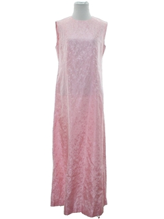 1960's Womens Prom Or Cocktail Maxi Dress