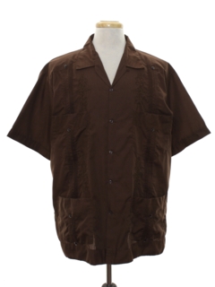 1980's Mens Guayabera Shirt