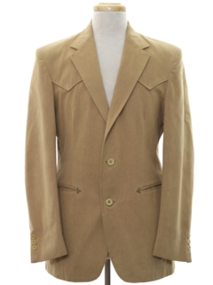 1980's Mens Western Blazer Sport Coat Jacket