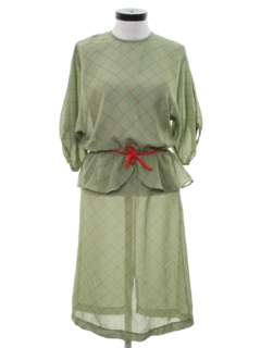 1980's Womens Disco Dress