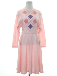 1960's Womens Mod Knit Dress