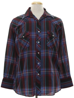 1980's Mens Western Shirt