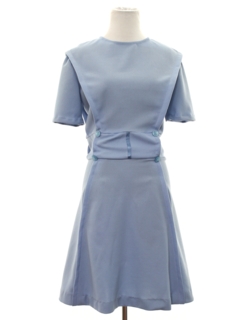 1970's Womens Mod Knit Dress