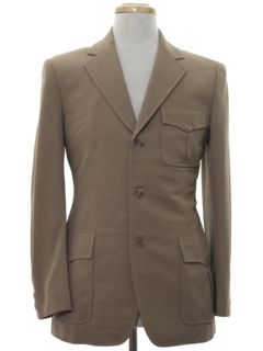 1960's Mens Mod Leisure Style Blazer Sport Coat Jacket