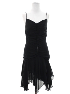 1990's Womens Wicked 90s Flapper Inspired Mini Prom Or Cocktail Dress