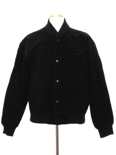 1990's Mens Wicked 90s Suede Leather Jacket